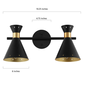 Elroy 18.25" Iron Retro Contemporary LED Track Light - JONATHAN Y